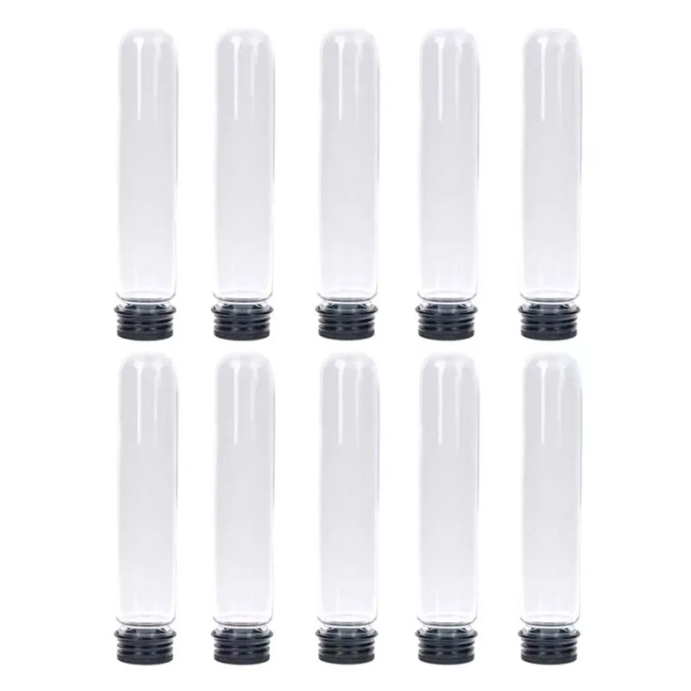 

Plastic Cosmetic Bottle Aluminum Caps Refillable Bottle Bath Salts Vial Separate Bottling Test Tube