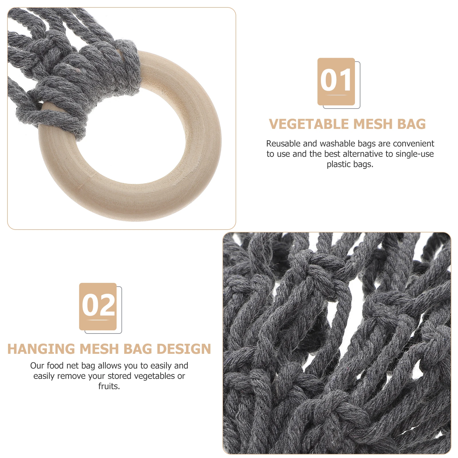 

Breathable Mesh Produce Bag Reusable Grocery Pouch Large Storage Vegetable Fruit Storage Bag Compact Lightweight Foldable Onion