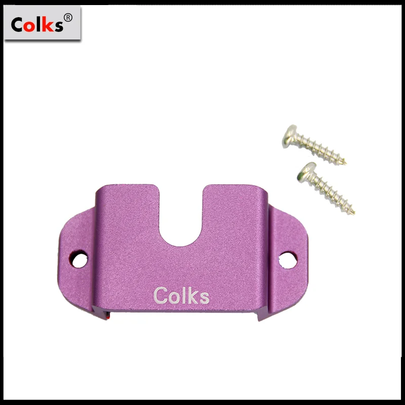 Colks-orificio de tornillo para Radios bidireccionales, soporte de material metálico, portátil, instalación firme de micrófono, colaboración