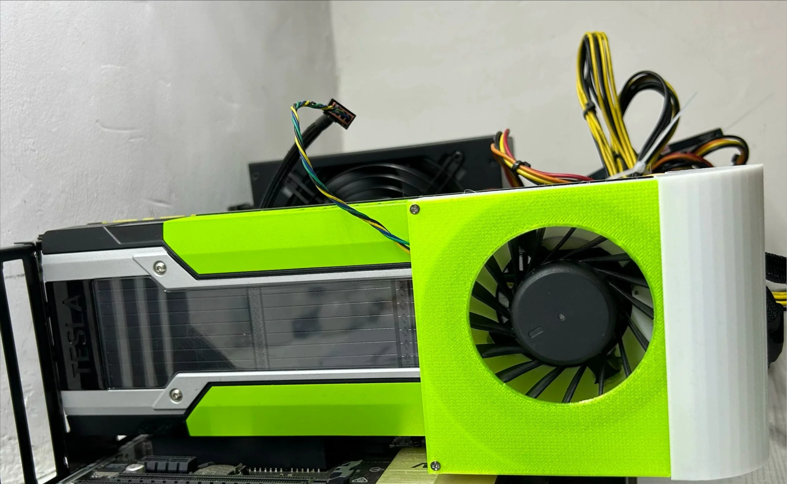 Brand New Original For Nvidia Tesla P100 P40 M40 K80 V100 GPU Modified Active Cooling Assembly