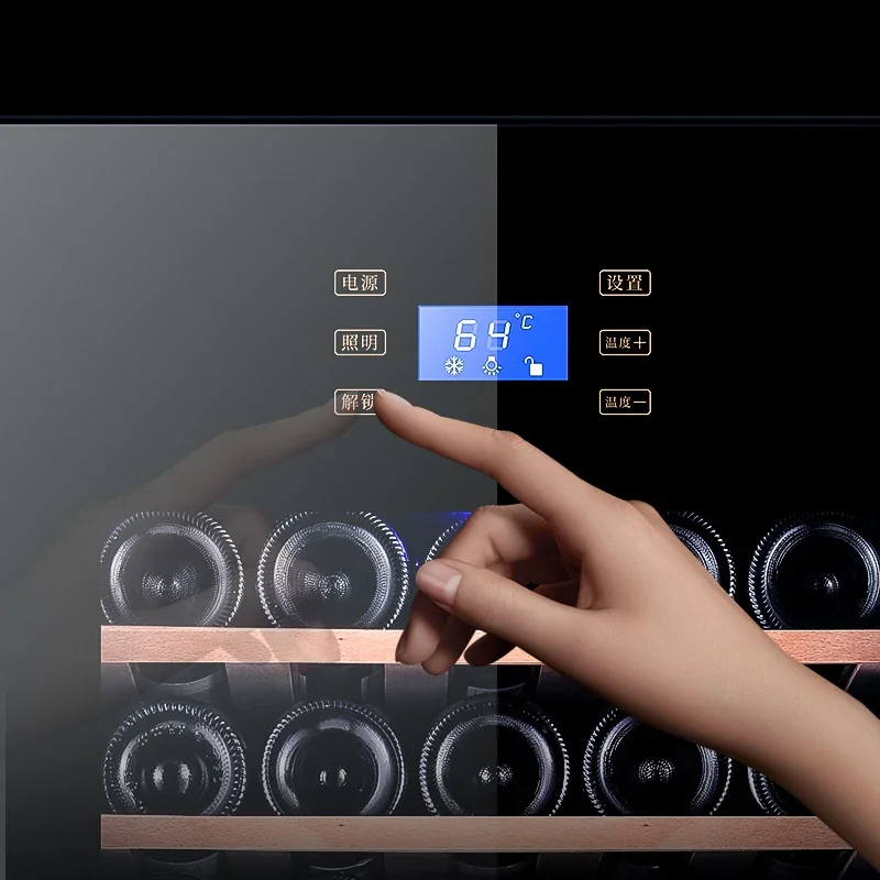 

Холодильник для холодного хранения, 95 л, холодильники для вина, прозрачная стеклянная дверь, морозильники для чая, напитков, -5–10 градусов C, шкаф для образцов еды