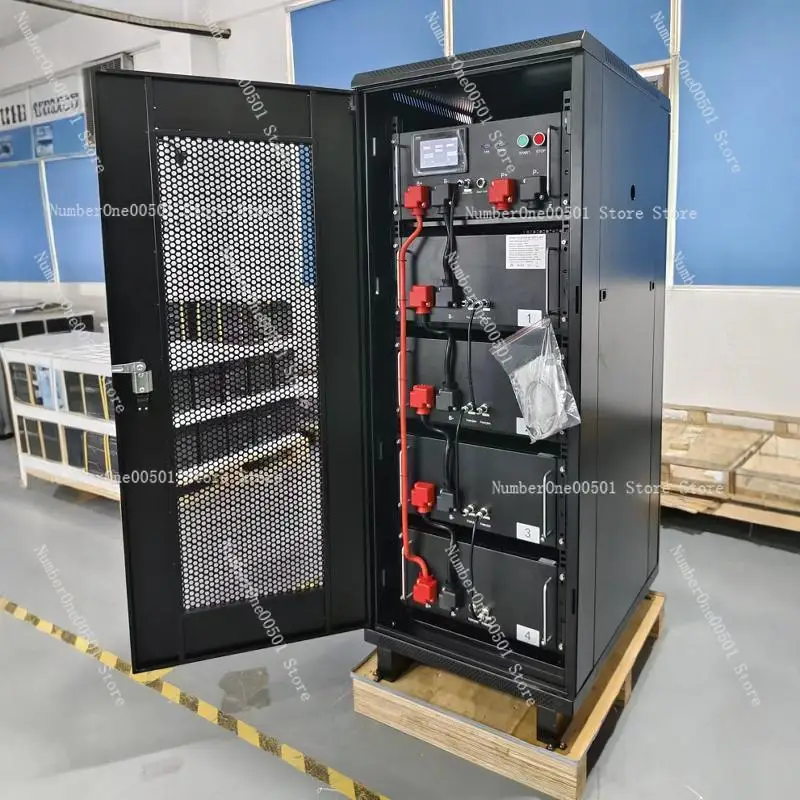 Customized high-power household system lithium battery energy storage rack mounted standard cabinet off grid energy storage