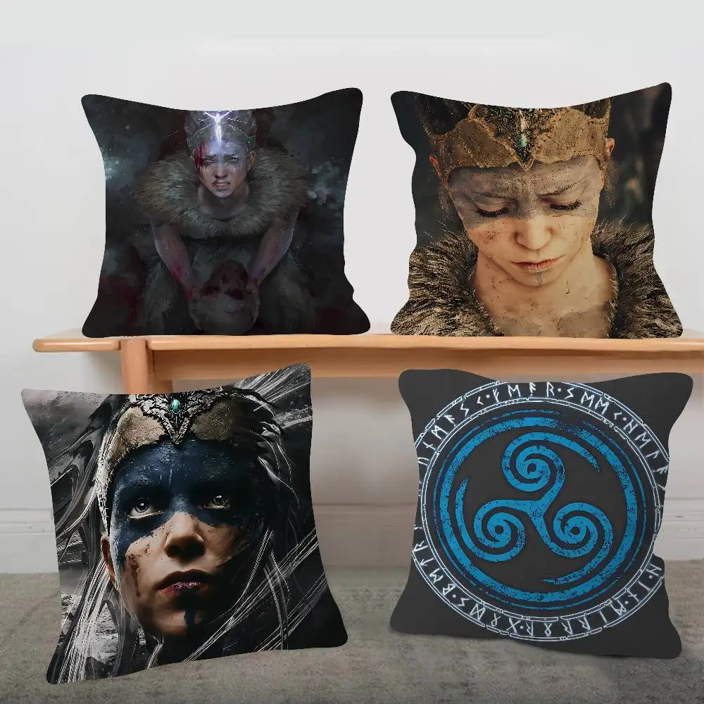 Fantasy Game H-Hellblades Pillow Anime Pillow Sofa Bed Head Pillow Cover Cushion Cover Fashion 30x30 40x40 45*45cm
