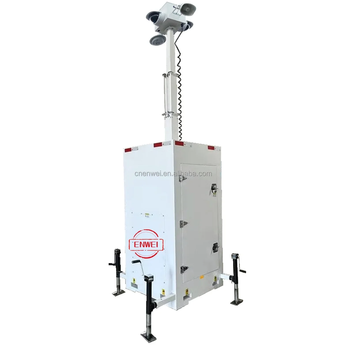 Outdoor Emergency Mobile Security Camera Tower For Urban Security Monitoring