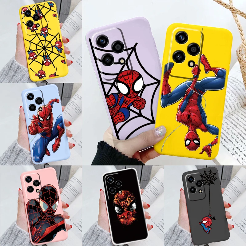 สําหรับHonor 90 Lite 200 Pro 200 Lite 200 Smart Paly 6 Plus X7C X9b Magic 6 Lite X8b X6b X5b X5 Plus Marvel Spidermanโทรศัพท์กรณี