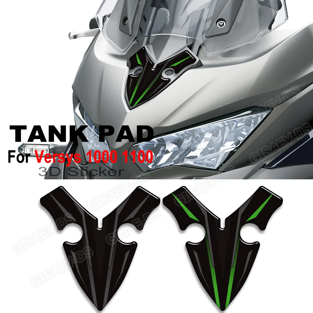Motorcycle Decals Protector Fuel Oil Tank Pad Stickers Kit For Versys 1000 1100 SE LT Sport