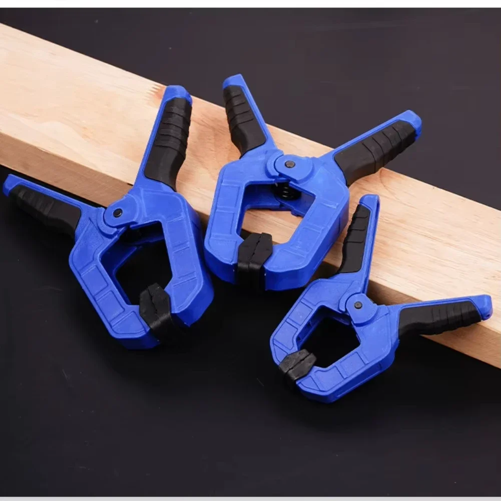 4PCS A Shape Clamp For Woodworking Nylon Spring Loaded Quick Release Tool Heavy Duty Plastic Spring Clamps Extra Large Clip
