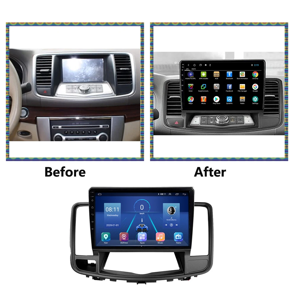 Android Auto Carplay For Nissan Teana Maxima J32 2008 - 2013 Car Radio Multimedia Video Player Stereo Navigation GPS HeadUnit BT