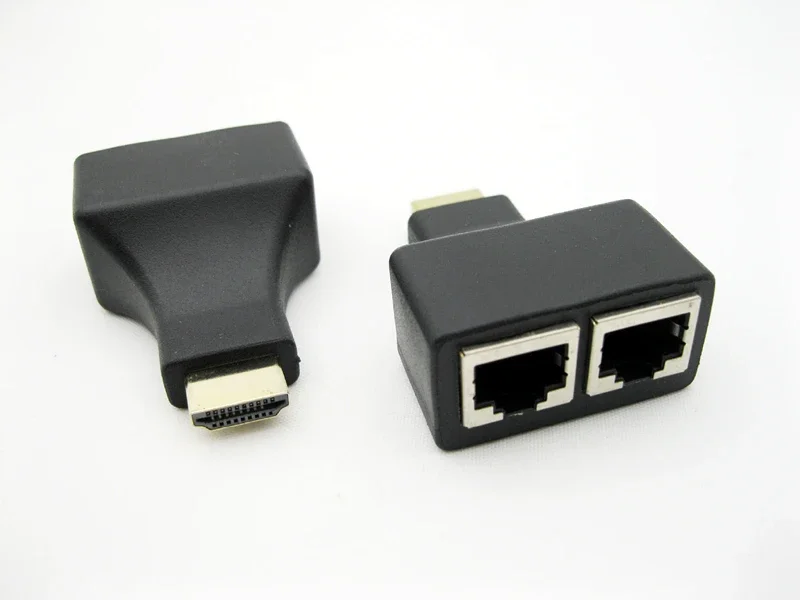 REDAMIGO 30 м HDMI-совместимый двойной RJ45 CAT5E CAT6 UTP LAN Ethernet-удлинитель Ретранслятор 1080P для HDTV HDPC PS3 STB