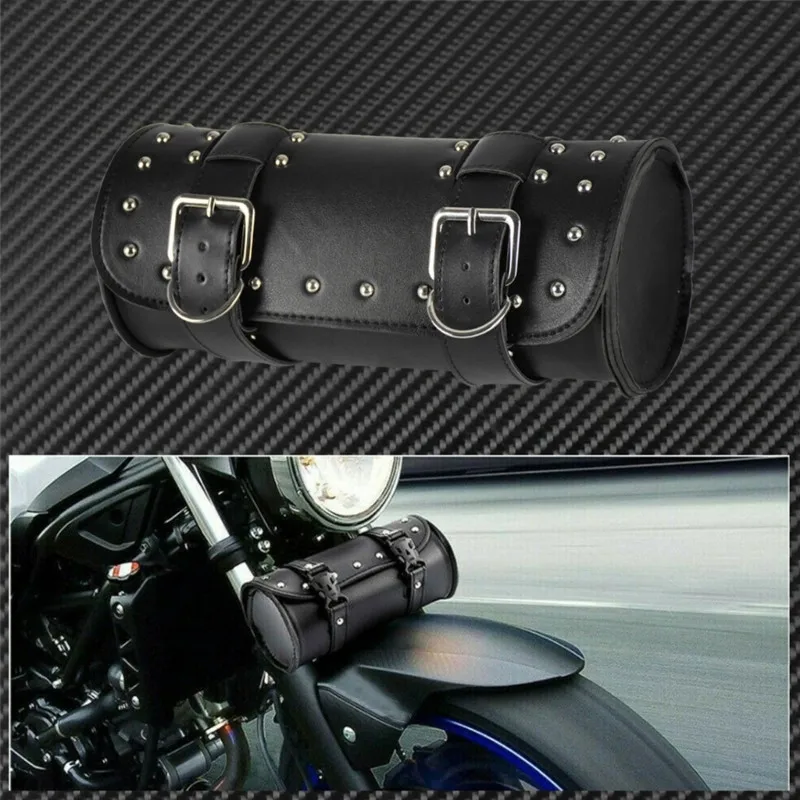 Universal Motorcycle Fork Bag Waterproof Pu Leather Front For Top Box Motorcycle Panniers Saddle Bag For Motorcycle Voge 500ds