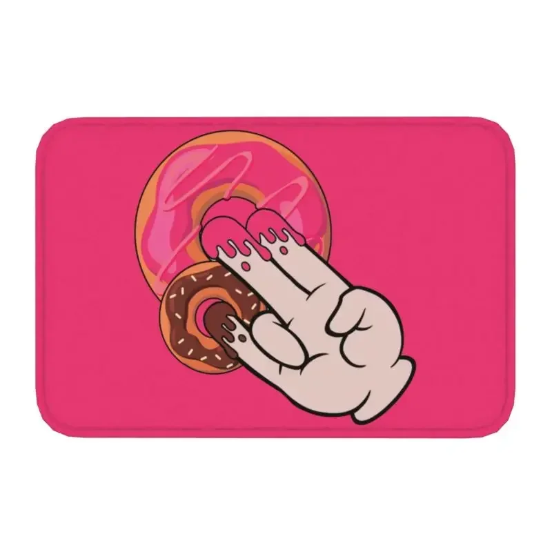 Funny Magic Hand Shocker Dirty Humor - Cute Donut Front Door Floor Entrance Mats Outdoor Kitchen Bath Doormat Bedroom Carpet Rug