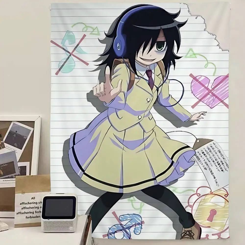 Kuroki Tomoko Cartoon Tapestry Art Science Fiction Room Home Decor Art Home Decor