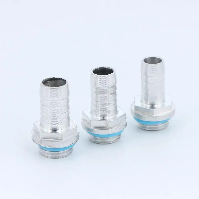 1pcs PC Water Cooling Barb Fitting Two-Touch Fitting G1/4 Thread HosePagoda Connector Outer Diameter 4MM-12MM For Water Cooling