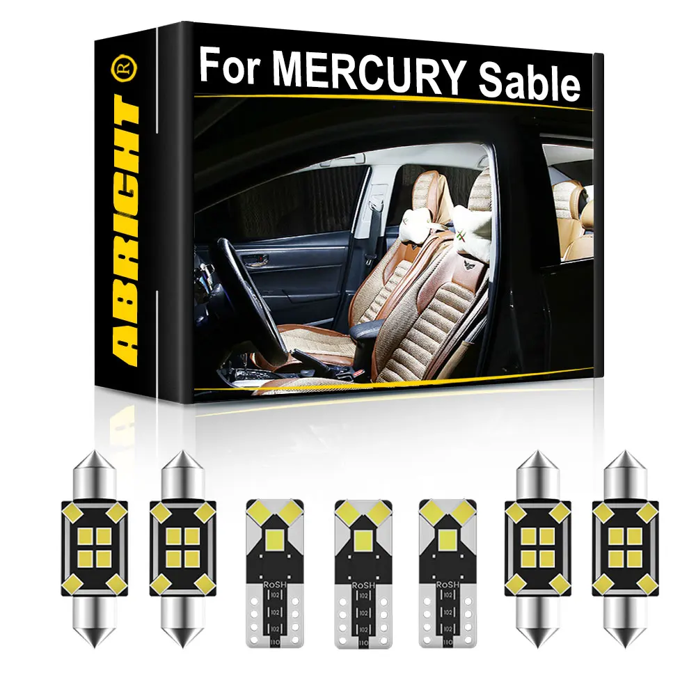 ABRIGHT Car Interior LED Light Canbus For MERCURY Sable Wagon 1992 1996 1999 2000 2001 2002 2003 2004 2005 2006 2007 2008 2009