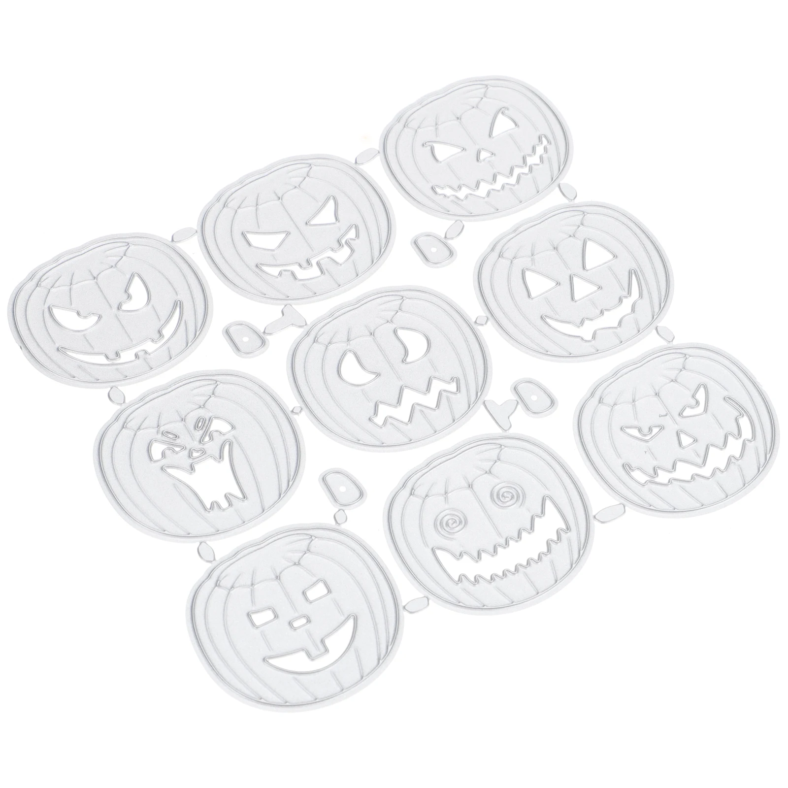 

1pc Halloween Pumpkin Face Steel Stencil Quality Craftsmanship Festive Atmosphere Decor