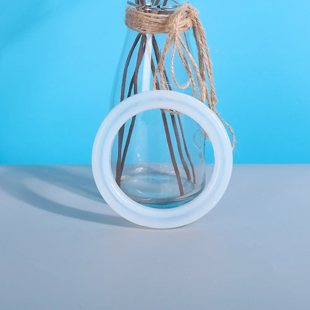 3 قطعة قالب إيبوكسي كريستال بسيط سوار ذاتي الصنع قوالب إسورة من السيليكون تضيف خرز لامع زهرة جافة للمشروعات اليدوية الممتعة #2