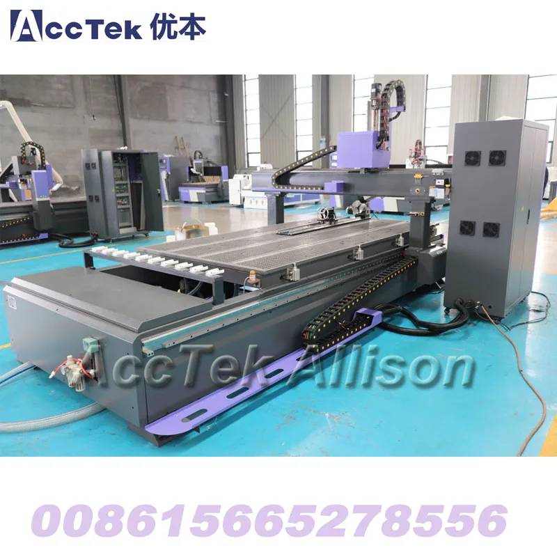 

AccTek Wood Cnc 4 axis 1325 1530 ATC Cnc Wood Router Machine Woodworking Milling Machinery for Plywood Aluminium Foam Stone