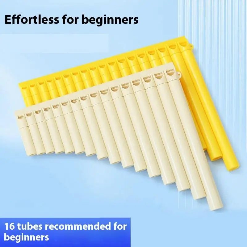 

Light Weight C Tone 16 Tubes Pan Flute Chinese Traditional Musical Instrument Pan Pipes For Beginners With Clear Tone