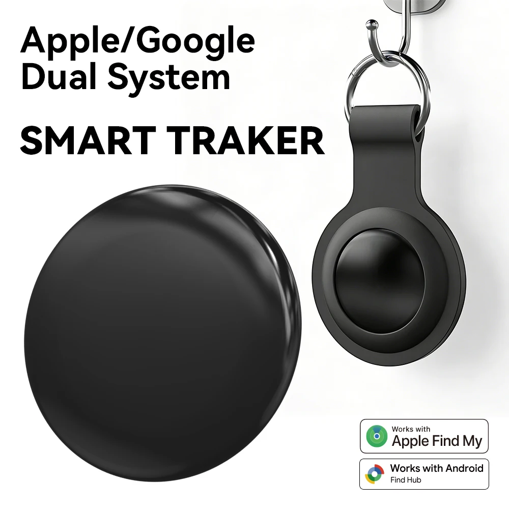 2026 NEW Dual System Smart Tag for Apple Find My & Google Find Hub Portable Waterproof Global Anti-lost Keys Finder Pets Tracker