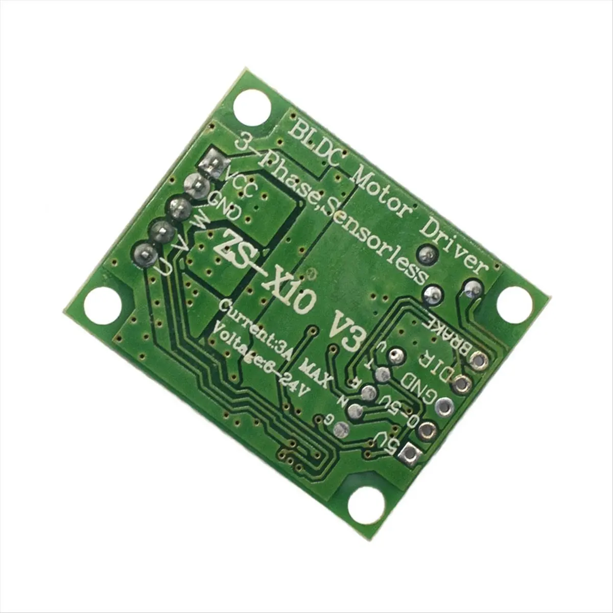 ABME Brushless Motor Driver Board BLDC Speed Controller 3 Phase Governor Hallless Switch Module Sensorless Control Board
