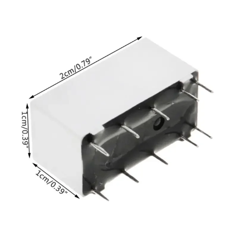 HFD2-003-M-L2-D Double In-line Single Coil รีเลย์ 10 Pin 3V Coil Bistable Latching Micro Mini รีเลย์ติดตั้งง่าย