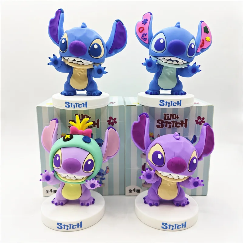 

Stitch Disney blind box toy anime action figure doll desktop decoration collection trendy children's birthday Christmas gifts