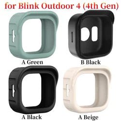 Silicone Case For Blink Outdoor 4 Security Camera Protective Case with Hat Waterproof Brim Protector for Blink Outdoo (4th Gen)
