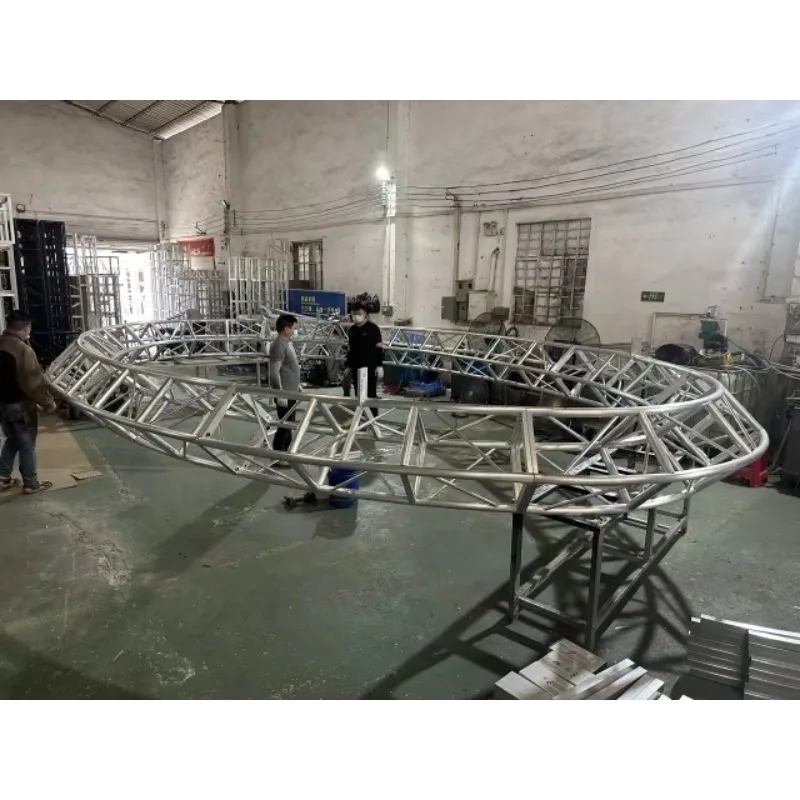 

【specialized】290*290mm 300*300m Circle Truss Aluminum Truss Display For Bar Stage Trade Show Rotating Lighting Circle Truss