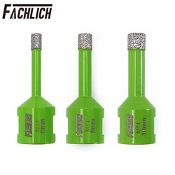 FACHLICH Dia6/8/10mm Kit Core Bits M14 Thread Porcelain Ceramic Tile Granite Marble Drilling Crowns Hole Saw Cutter Masonry