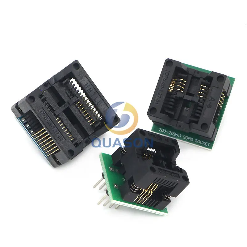 SOP16 to DIP8 Wide-body Seat Wide 150mil 200mil 208mil 209mil 300mil Programmer SOP8 Adapter Socket for EZP2010 EZP2013 CH341