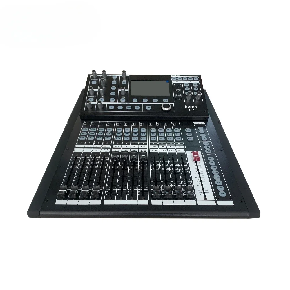 

T-16 2023 New Products Professional 12 Channel Dj Controlador Digital Audio Console Mixer Usb Tooth Blue