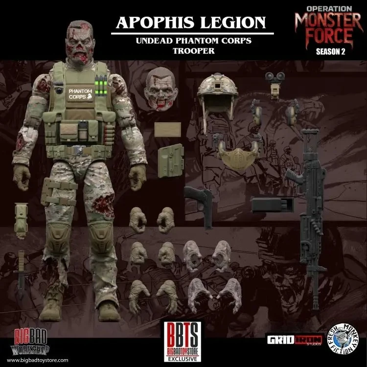 

In Stock Original 1/12 Monster Force Season 2 Sleepwalker Donner 6-Inch Collectible Model Decoration