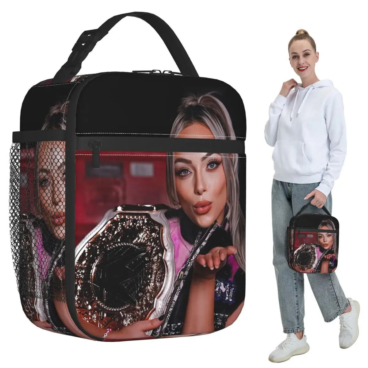 

Термосумка для обедов Liv Morgan для детей, школьная термосумка-холодильник, портативный контейнер для еды