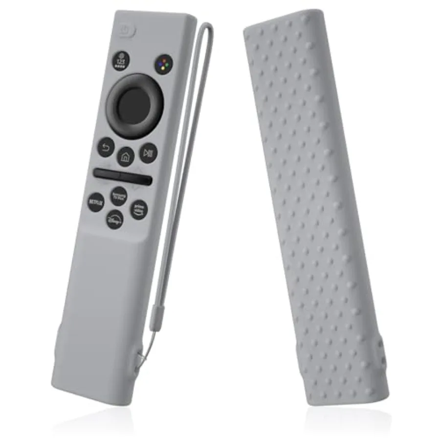 

Remote Cover Compatible with Samsung Remote bn59-01393/bn59-01388 Silicone Case Cover with Lanyard