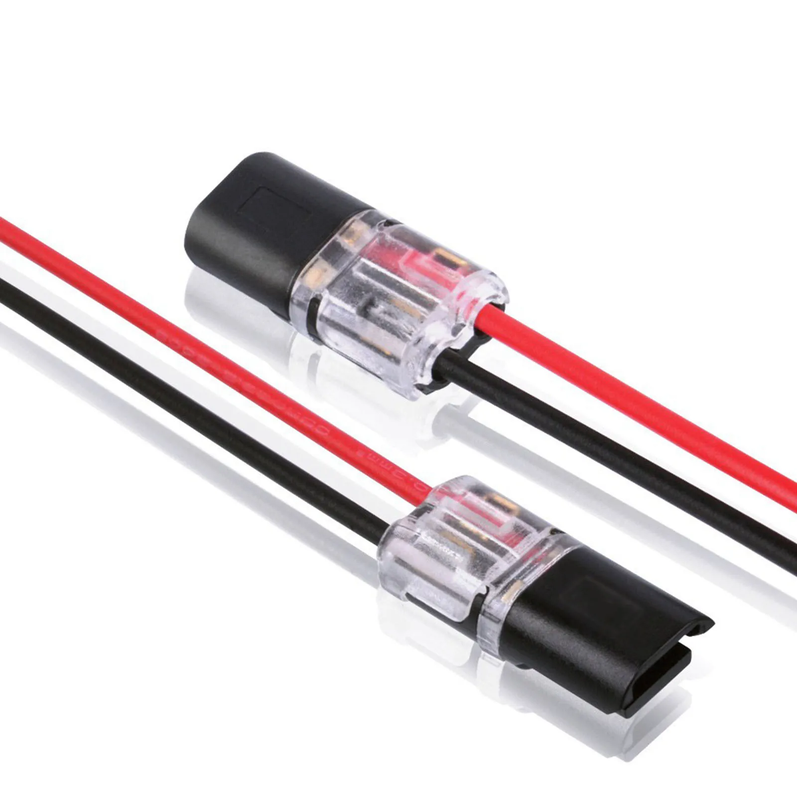 10PCS Fast Plug Wire Connector 2Pin Splice Cable Crimp Terminals With Locking Buckle Car Waterproof Electrical Connector
