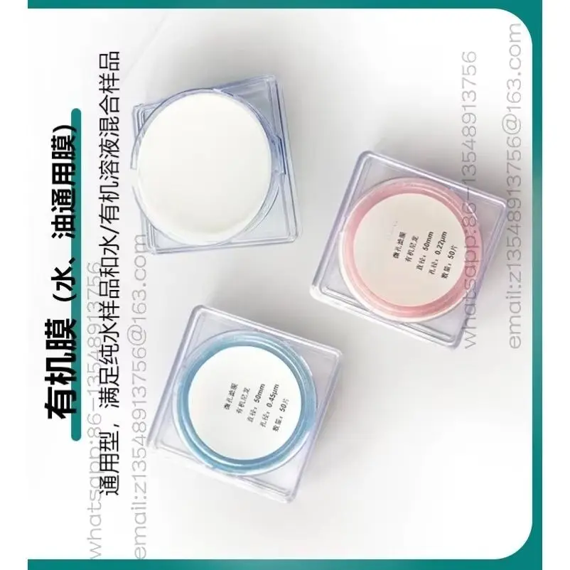 Laboratory Microporous Filter Water System Organic System 50/100mm 0.22/0 45um 50 sheets/box