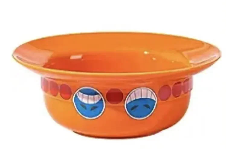 Hoge Kwaliteit Cartoon Een Stuk Luffy Strohoed Kom Water Cup Decoratie Anime Leuke Ramen Kom Keramisch Servies Vakantie Geschenken