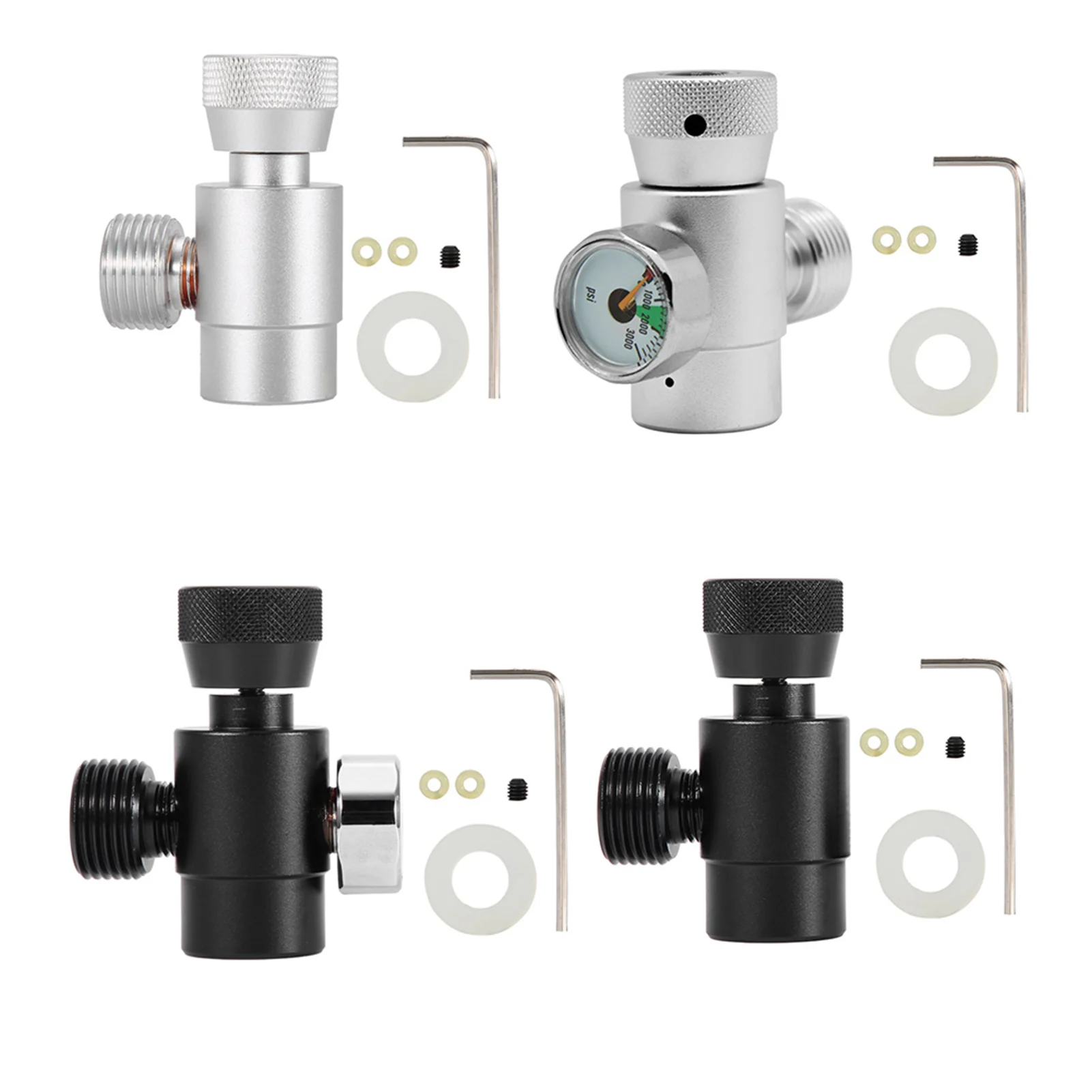 CO2 Filling Tank Cylinder Refill Adapter Connector Kit For SodaStream