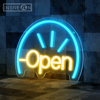 Open Neon Signs LED Light For Shop Bars Restaurant Cafe Nail Salons led luminous business signs store Window Wall Decor light