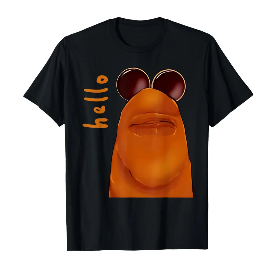 Gran oferta, divertida camiseta de arte moderno de Marcus The Worm Rigatoni Pasta Robert Meme para hombres y mujeres, camisetas de algodón, camisetas de manga corta