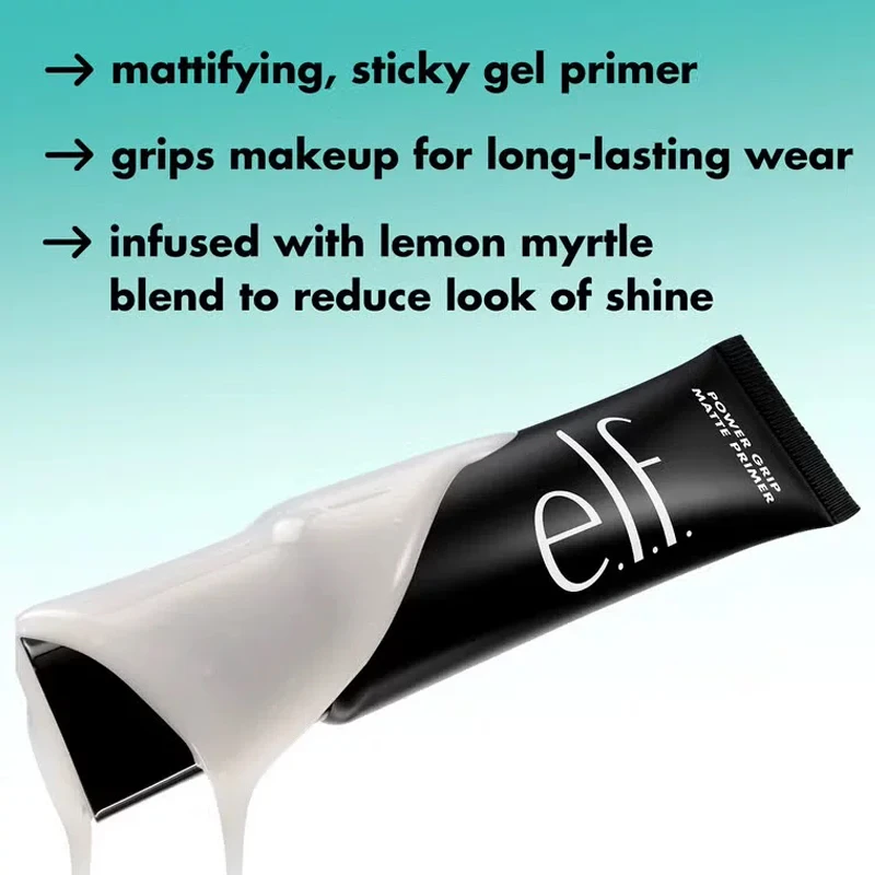 ELF Liquid Ice Cream Primer Pore-Blurring Base Cream Power Grip Lip Gloss Tinted Repair Lip Primer Fruit Flavored Foundation