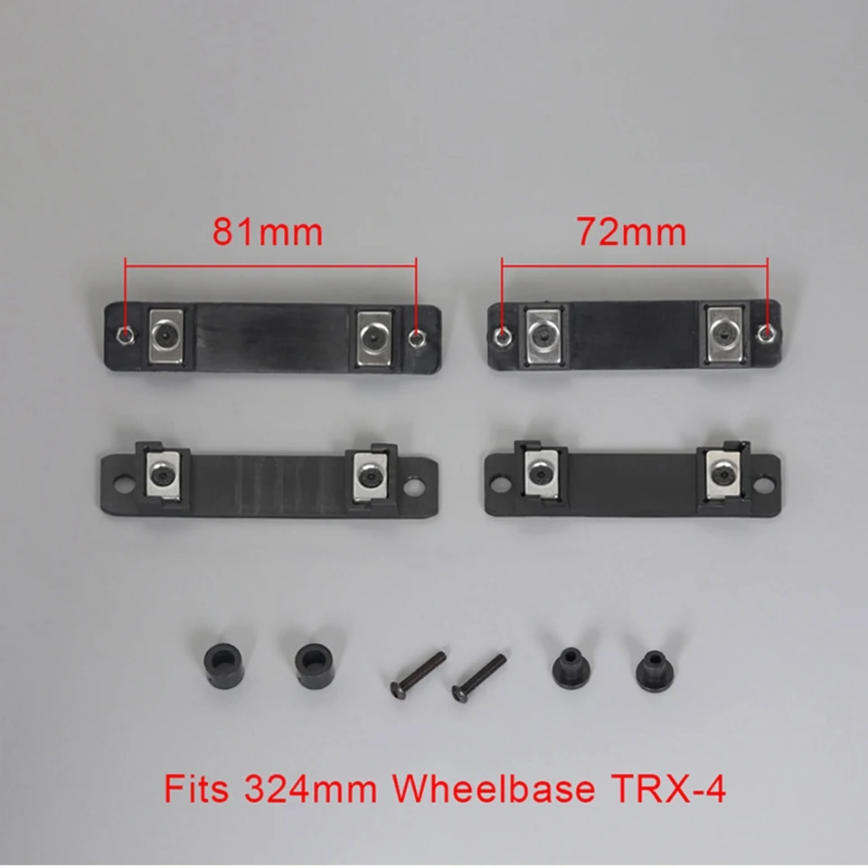 SLQZT Supporto per colonne con guscio magnetico Supporto per montanti per carrozzeria 1/10 RC Crawler TRX4 TRX6 G63 Axial SCX10 Parti di aggiornamento,A