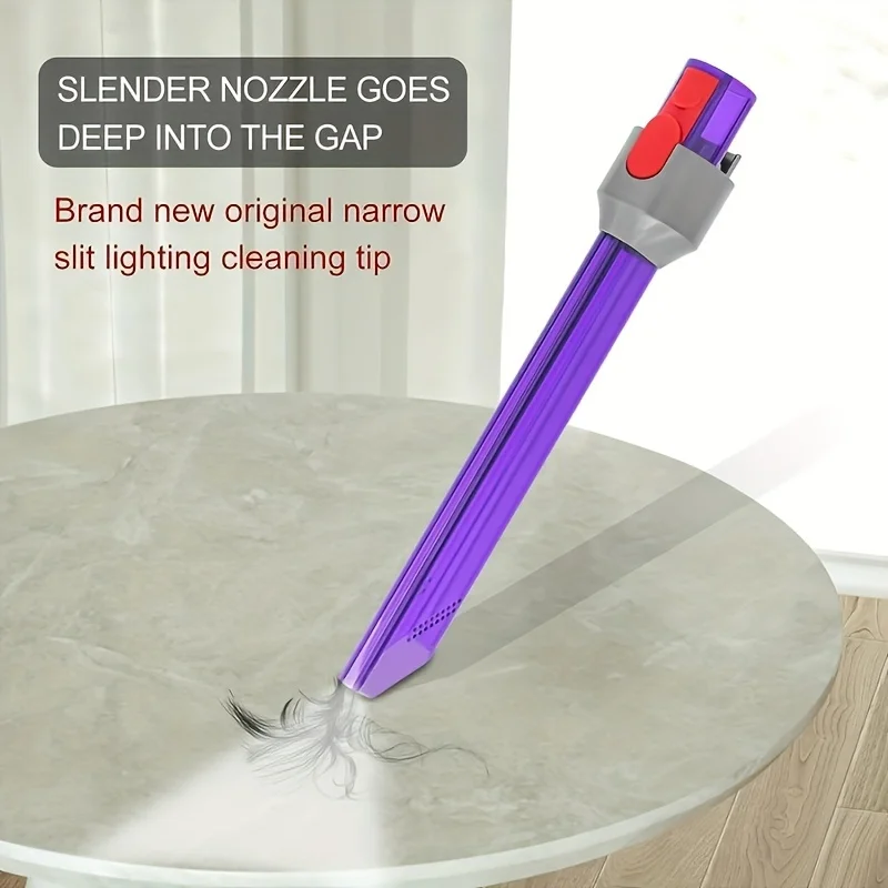 Reemplazo de herramienta para hendiduras de tubo ligero para aspiradoras inalámbricas V7 V8 V10 V11 V15, accesorio de boquilla para herramientas para hendiduras de vacío