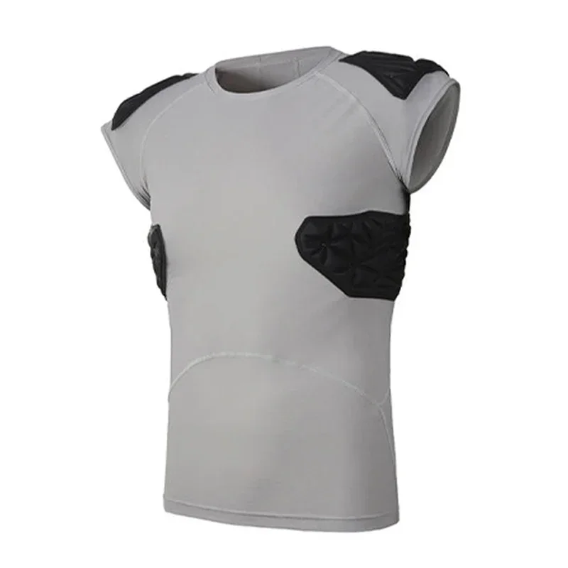 T-shirt sport anti-collisione pour homme, protezione da gioco slivurité, rugby, calcio americain,