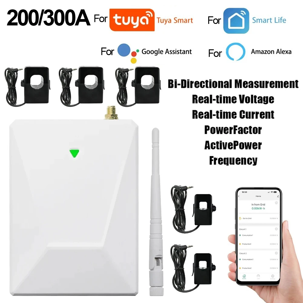 Monitoraggio remoto dell'energia Monitor di potenza bidirezionale Monitoraggio dei dati in tempo reale Integrazione del sistema solare Compatibilità versatile