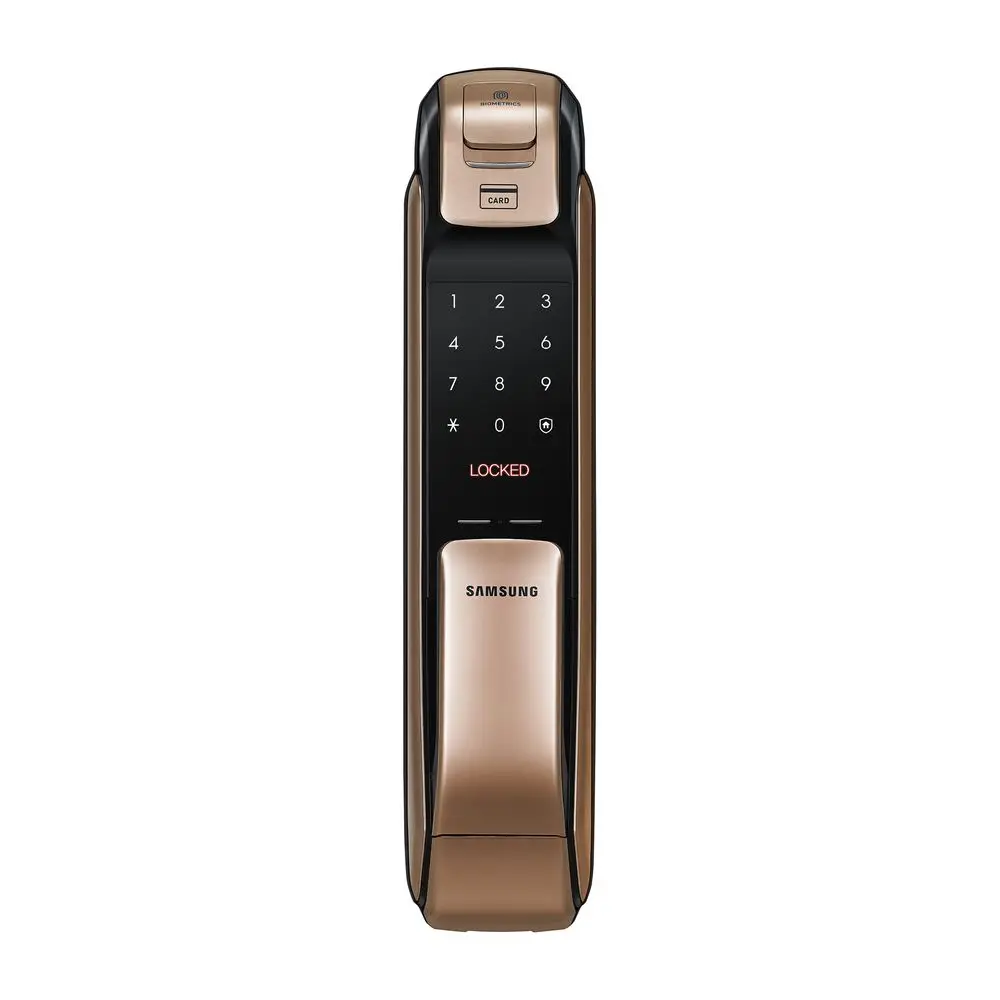 Smart Digital Fingerprint Lock SHP-DP728 Home Automatic Push Pull Handle Anti-theft Door Electronic Password Doorlock