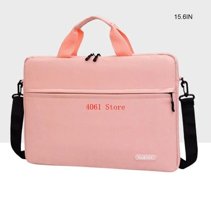 Bolsa portátil 15,6 pulgadas con mano hombro computadora con maletín transporte