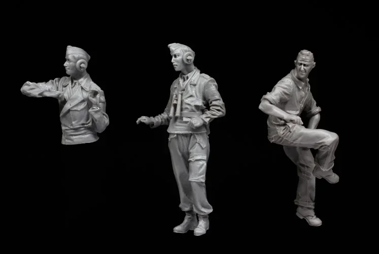 مجسم من الراتنج 1/35 GK، موضوع عسكري، مجموعة غير مجمعة وغير مطلية