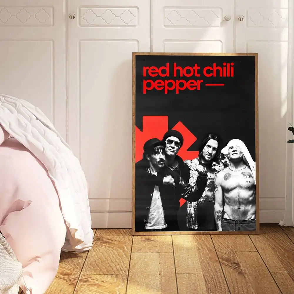 R-Red Hot Chili P-Peppers band  Poster Sticker Gallery Prints Self Adhesive Home Decor Decoration Wall Decals Living Room