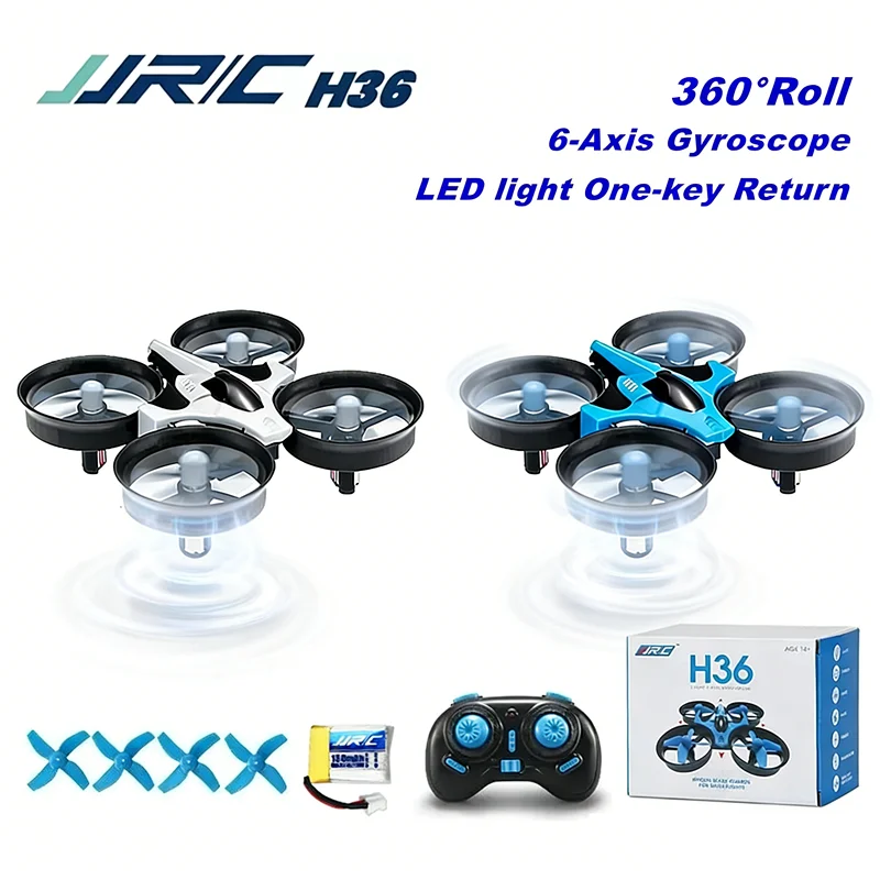 JJRC H36 Mini Drone 3D Flip Headless Mode Drones Pocket Remote Control Helicopter Plane RC Dron Quadcopter Toys Gift for Childre